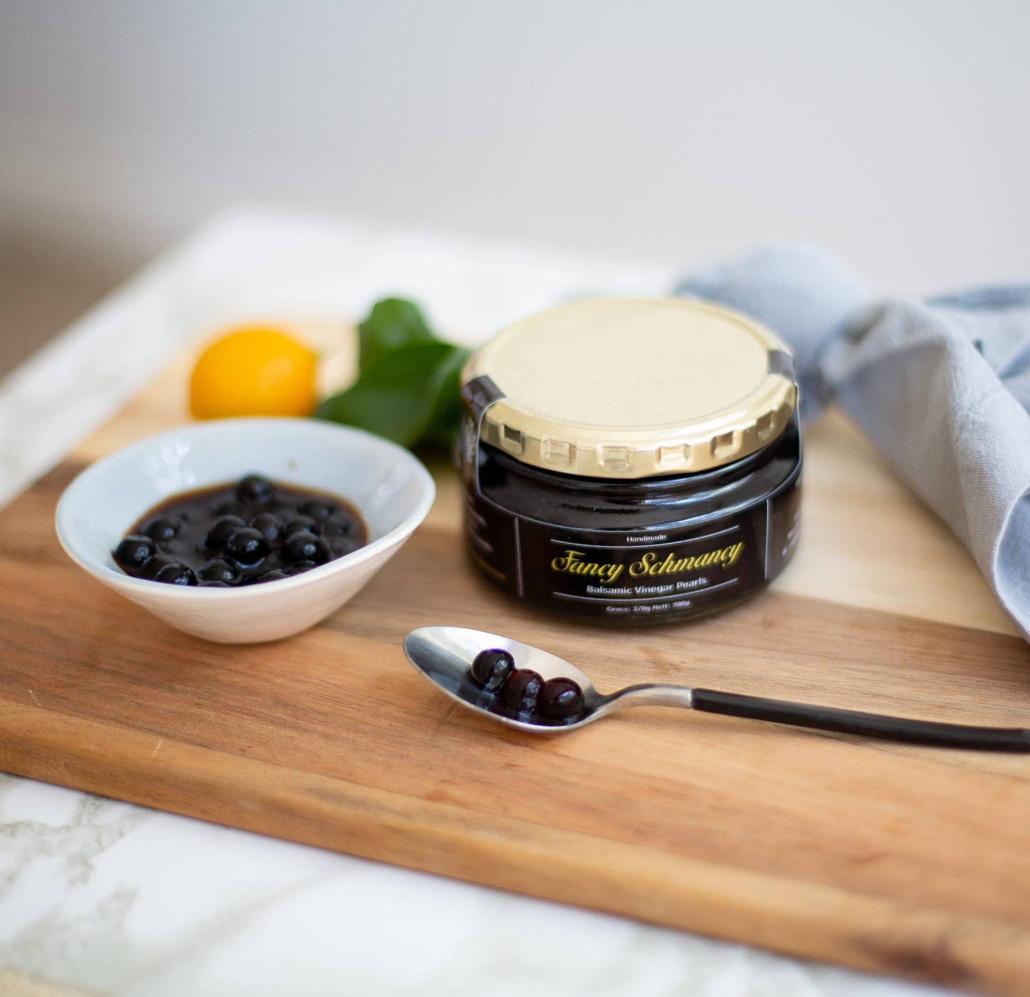 Fancy Schmancy - Black Balsamic Vinegar Pearls