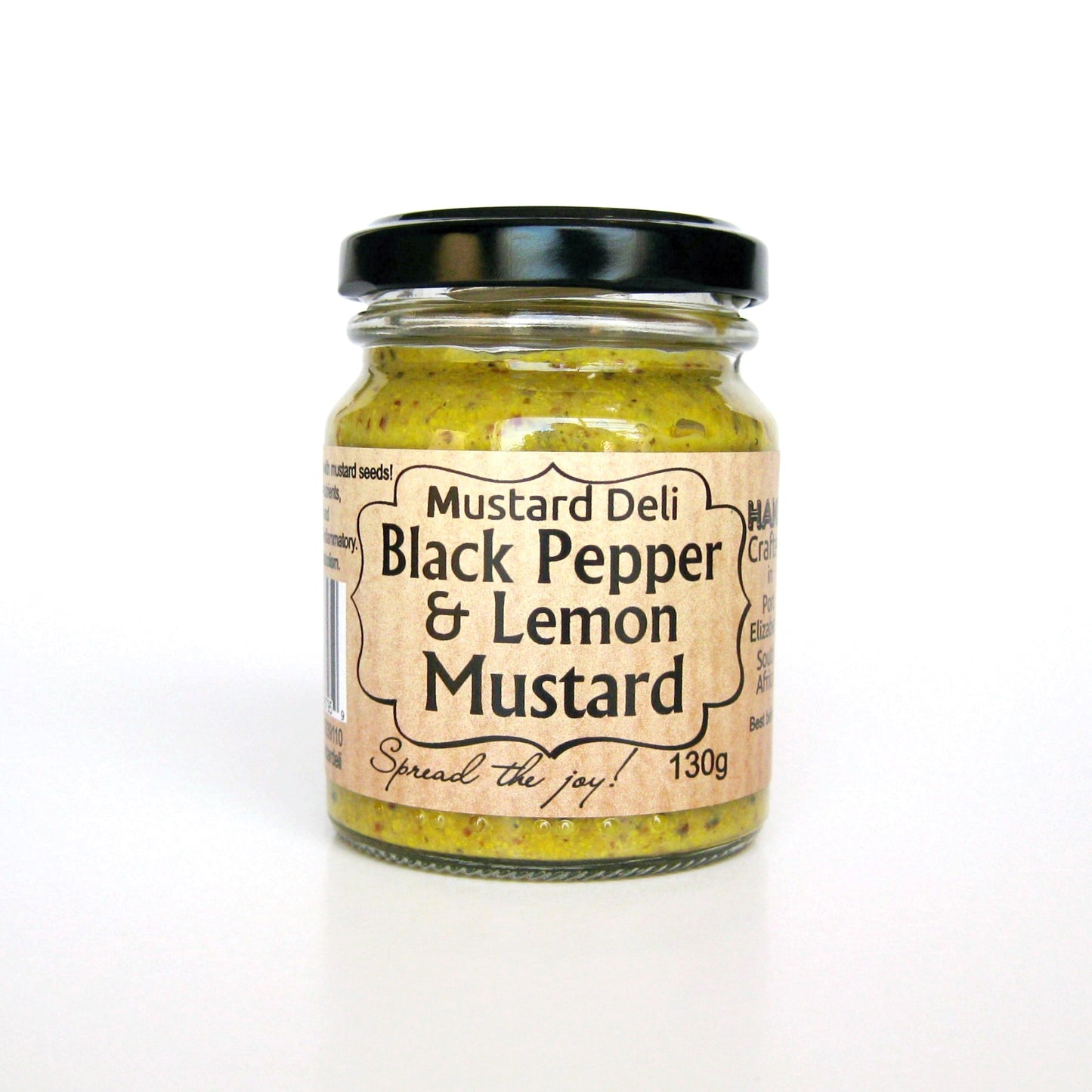 Mustard Deli - Black Pepper and Lemon Mustard