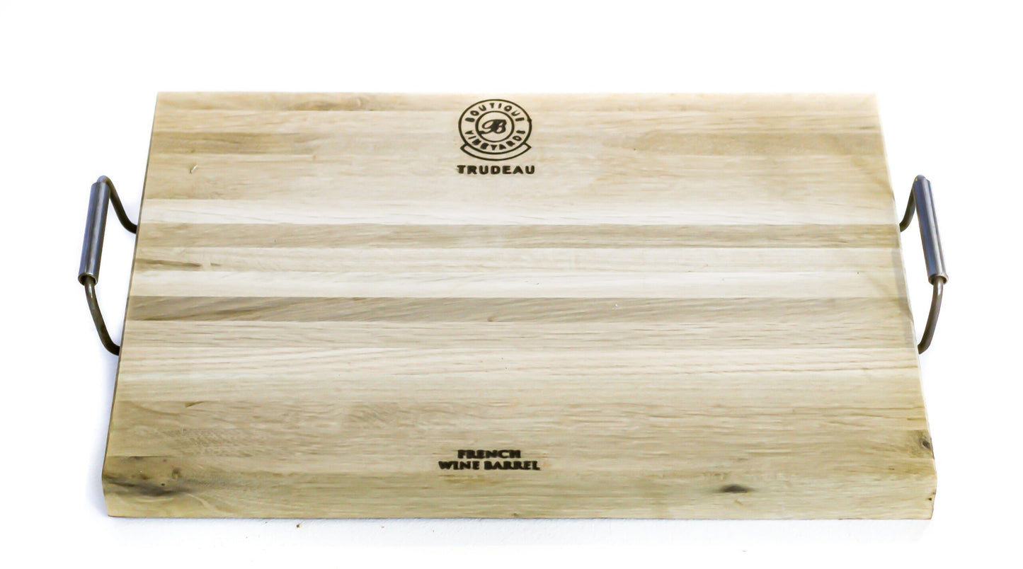Trudeau Oak Burgundy Butchers Block