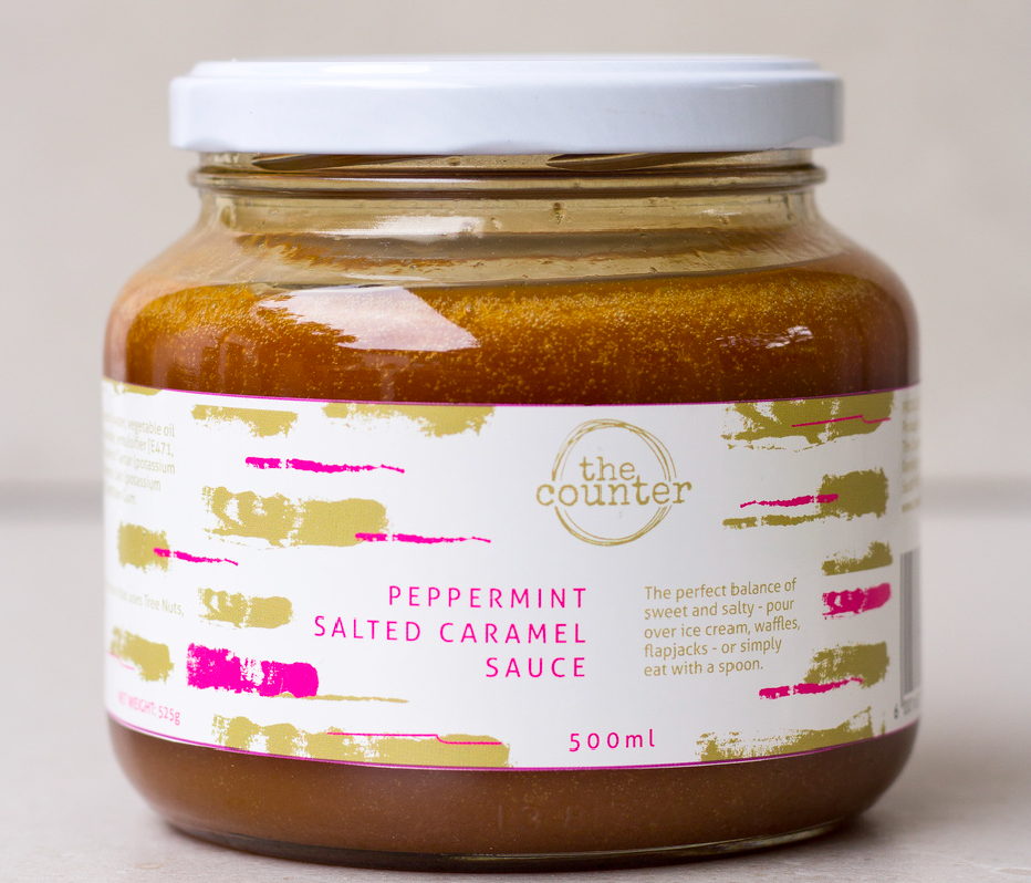 Peppermint Salted Caramel Sauce