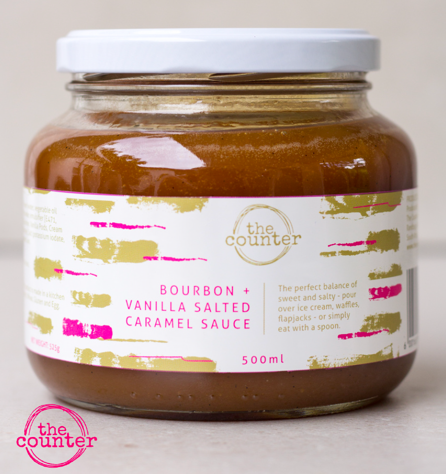 Bourbon & Vanilla Salted Caramel Sauce