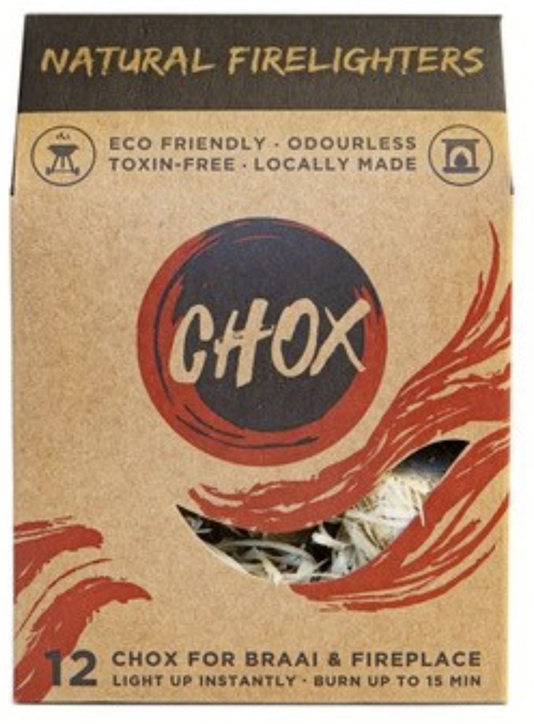 CHOX Natural Firelighters 12 Pack