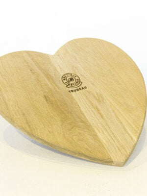Trudeau Oak Heart Board Large