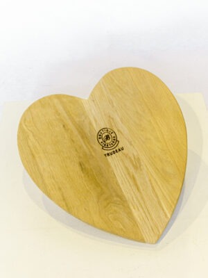 Trudeau Oak Heart Board Small