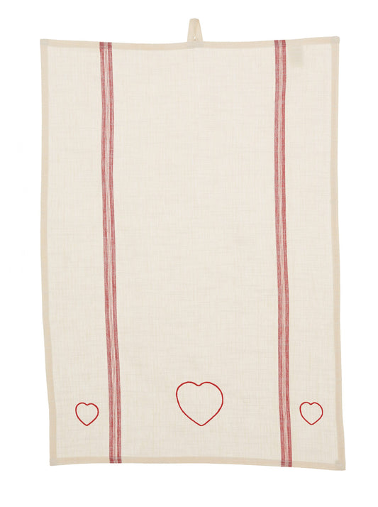 dishy designs - Read Hearts & Stripes Tea Towel