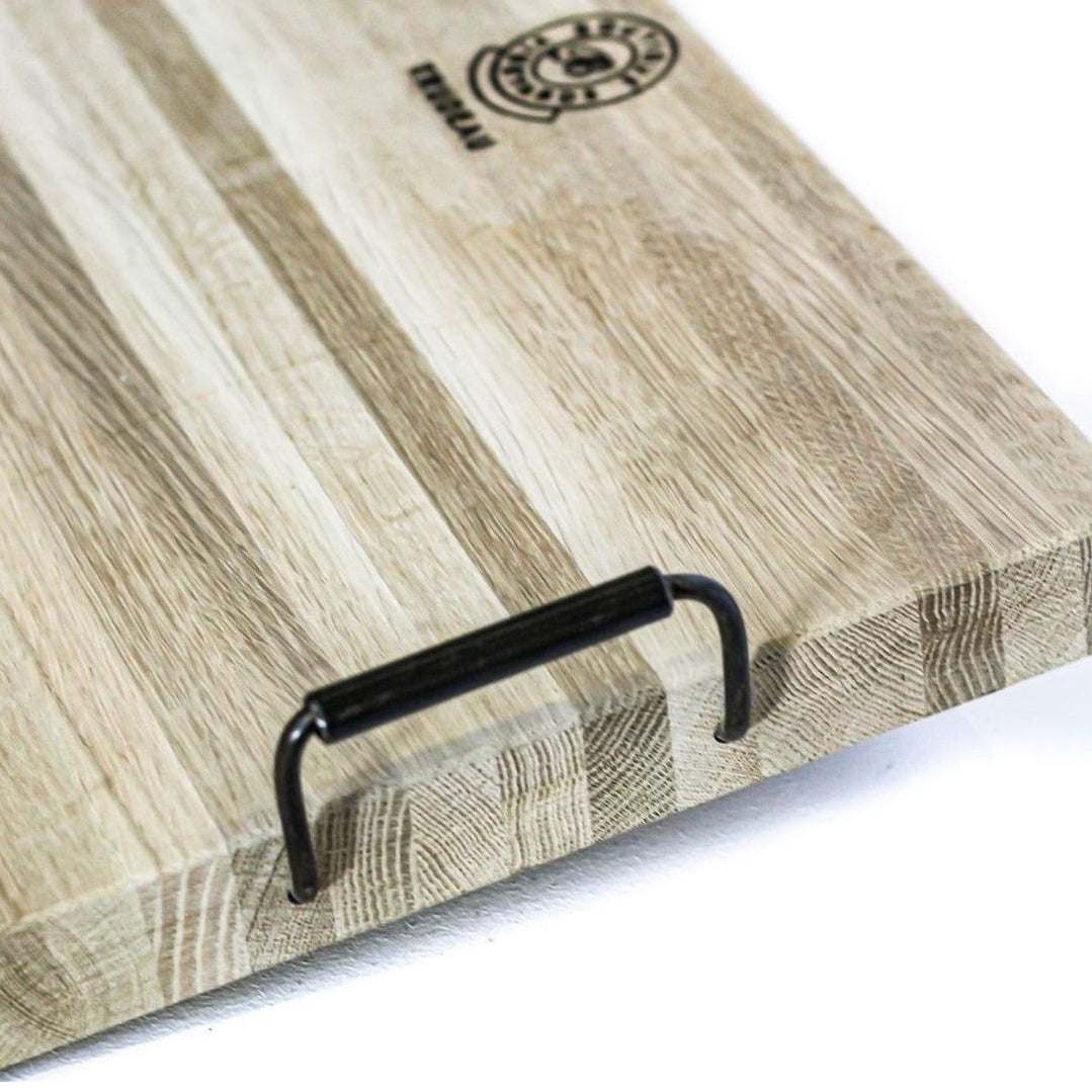 Trudeau Oak Burgundy Butchers Block