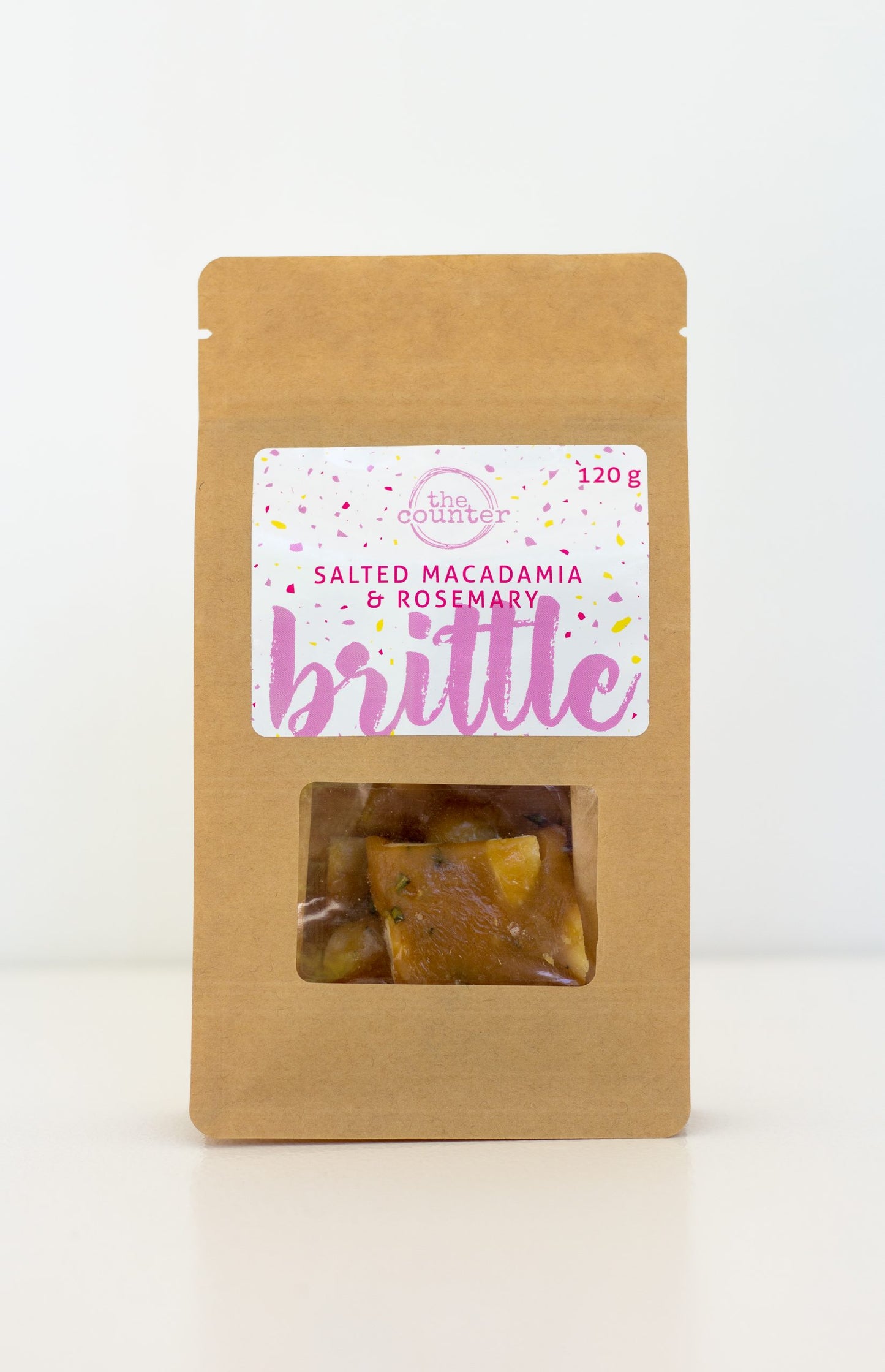 The Counter - Salted Macadamia + Rosemary Brittle