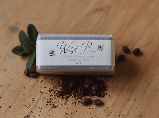 Whyle Bees - Coffee and Peppermint Soap